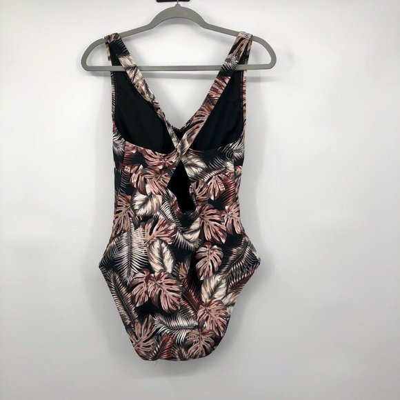 Hurley Swimsuit Womens XL Used Tropical One Piece - Picture 2 of 16